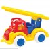 Viking Large Primary Color Fire Truck 10 Vehicle with 2 Removable Figures Dishwasher Safe Indoor & Outdoor Use Ages 1 and Up B000AUEMMC